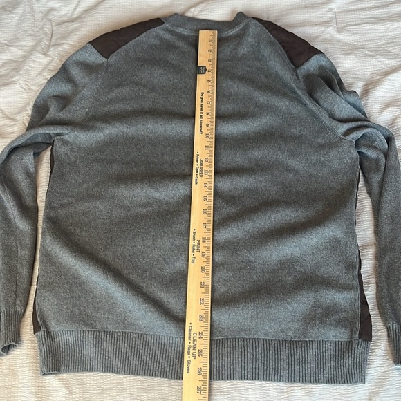 Tasso Elba Quilted Jacket in Brown and Gray - Picture 5 of 6